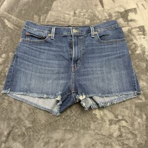 Levi's‎ 501® Women's High-Rise Jean Shorts Sz.29 Blue Cut Off Button Fly